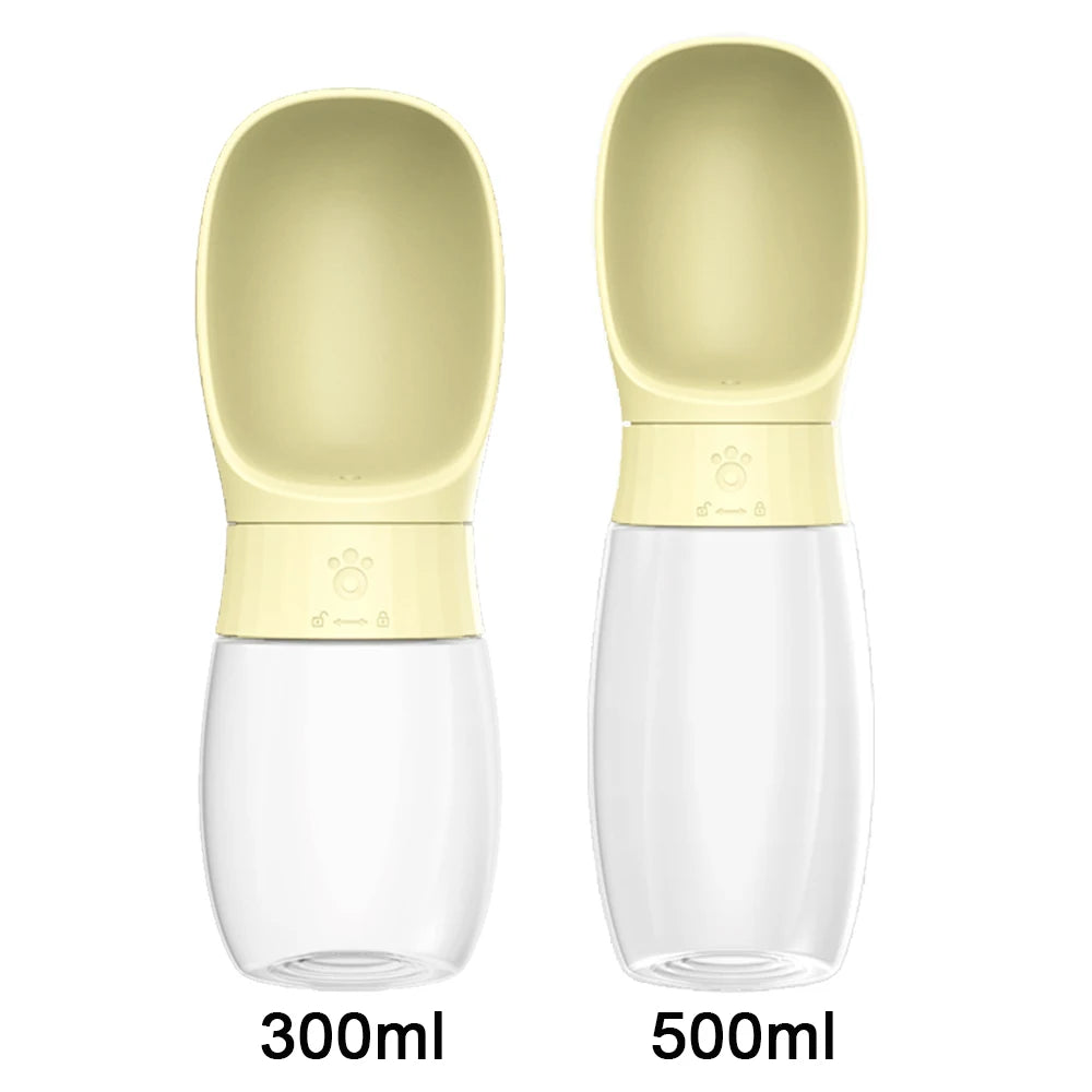 Garrafa de Água Portátil com Tigela - Dispensador Antivazamento para Cães