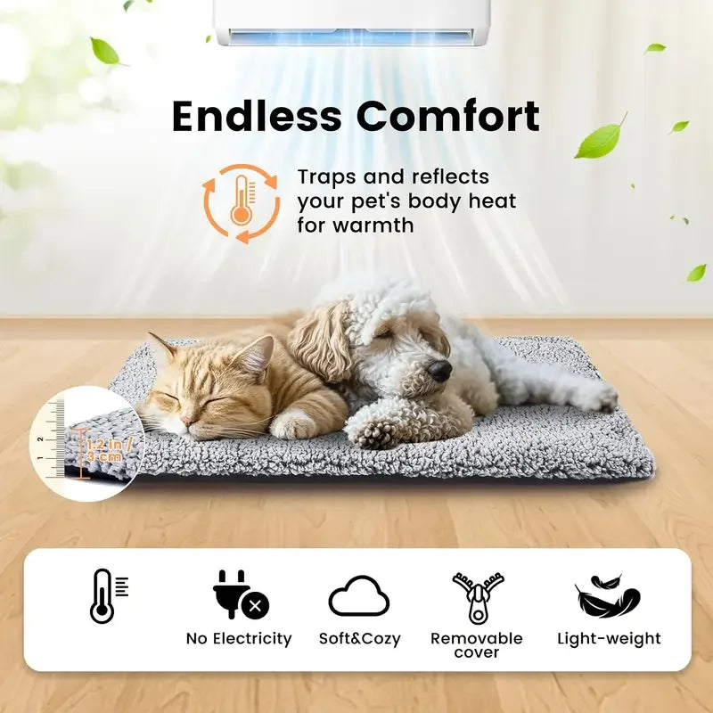 Cama com isolamento Térmico - Conforto sem Eletricidade para Cães e Gatos