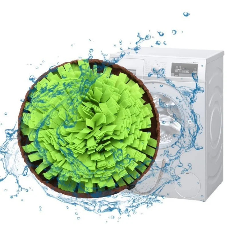 Tapete de feltro Interativo - Redutor de Ansiedade e Alimentador Lento para Cães, Lavável