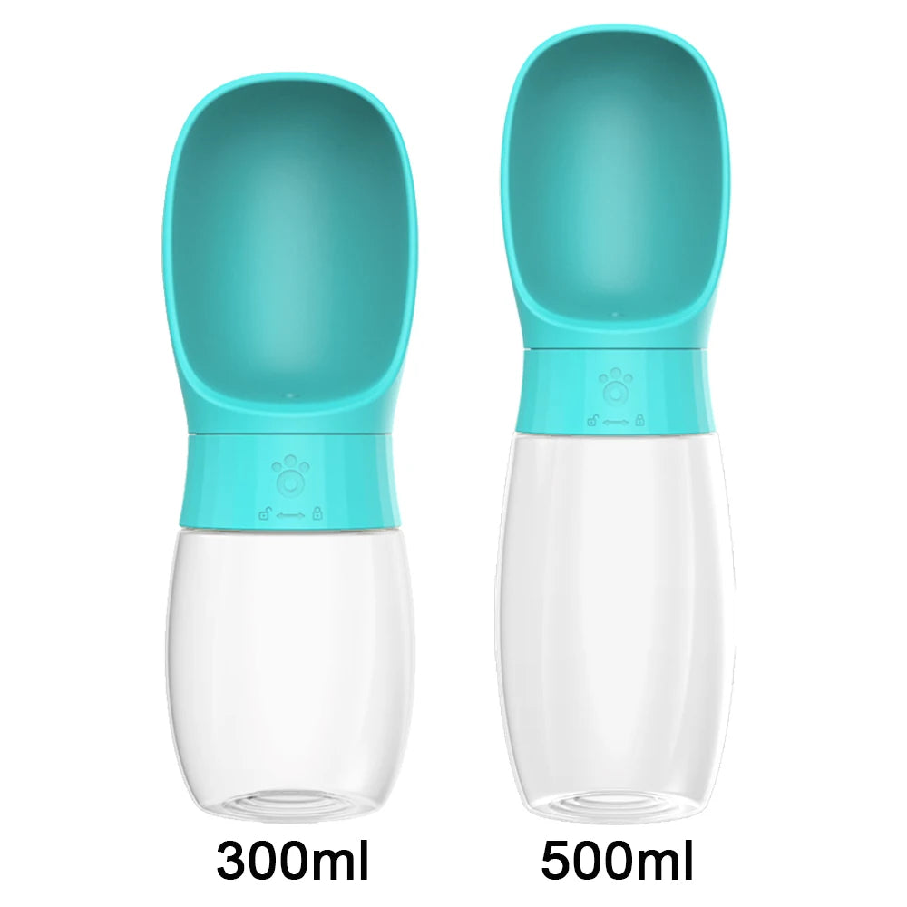 Garrafa de Água Portátil com Tigela - Dispensador Antivazamento para Cães